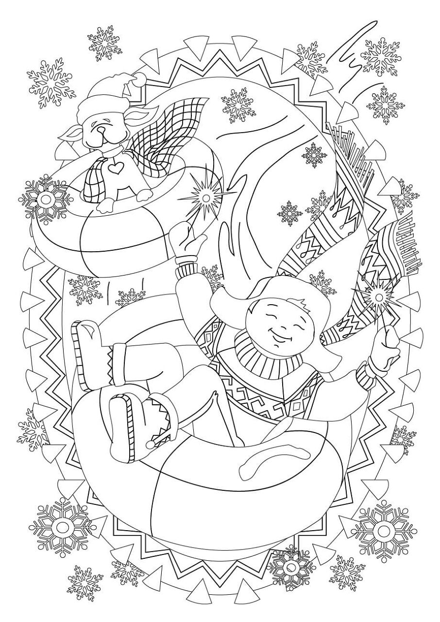 Desenho de Amizade para colorir e imprimir: número 11