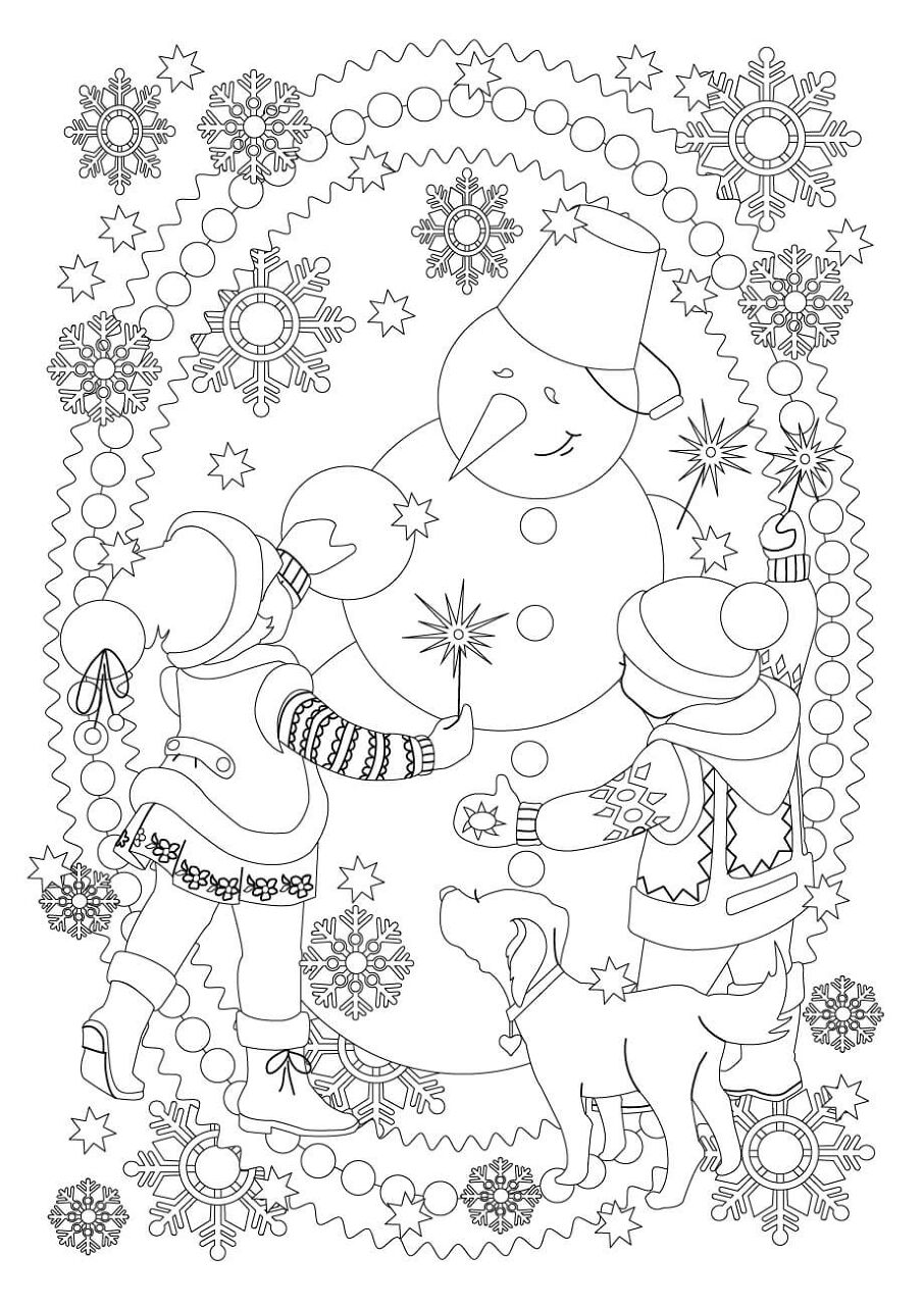 Desenho de Amizade para colorir e imprimir: número 13