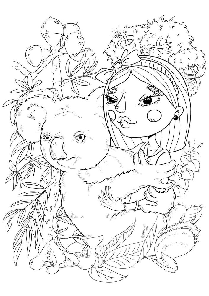 Desenho de Amizade para colorir e imprimir: número 14