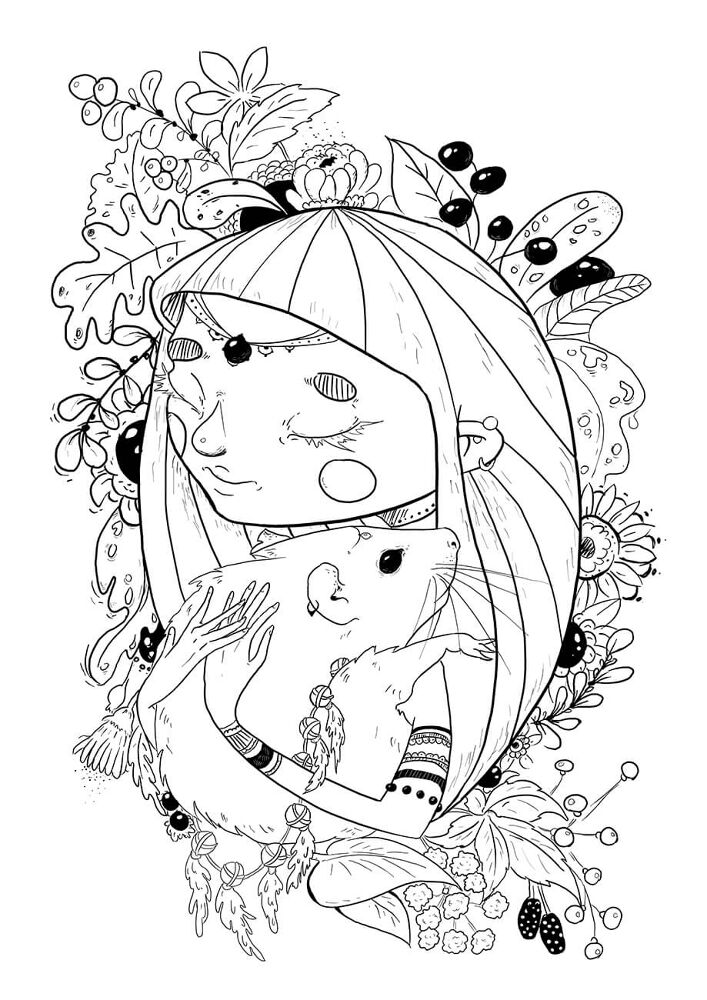 Desenho de Amizade para colorir e imprimir: número 17