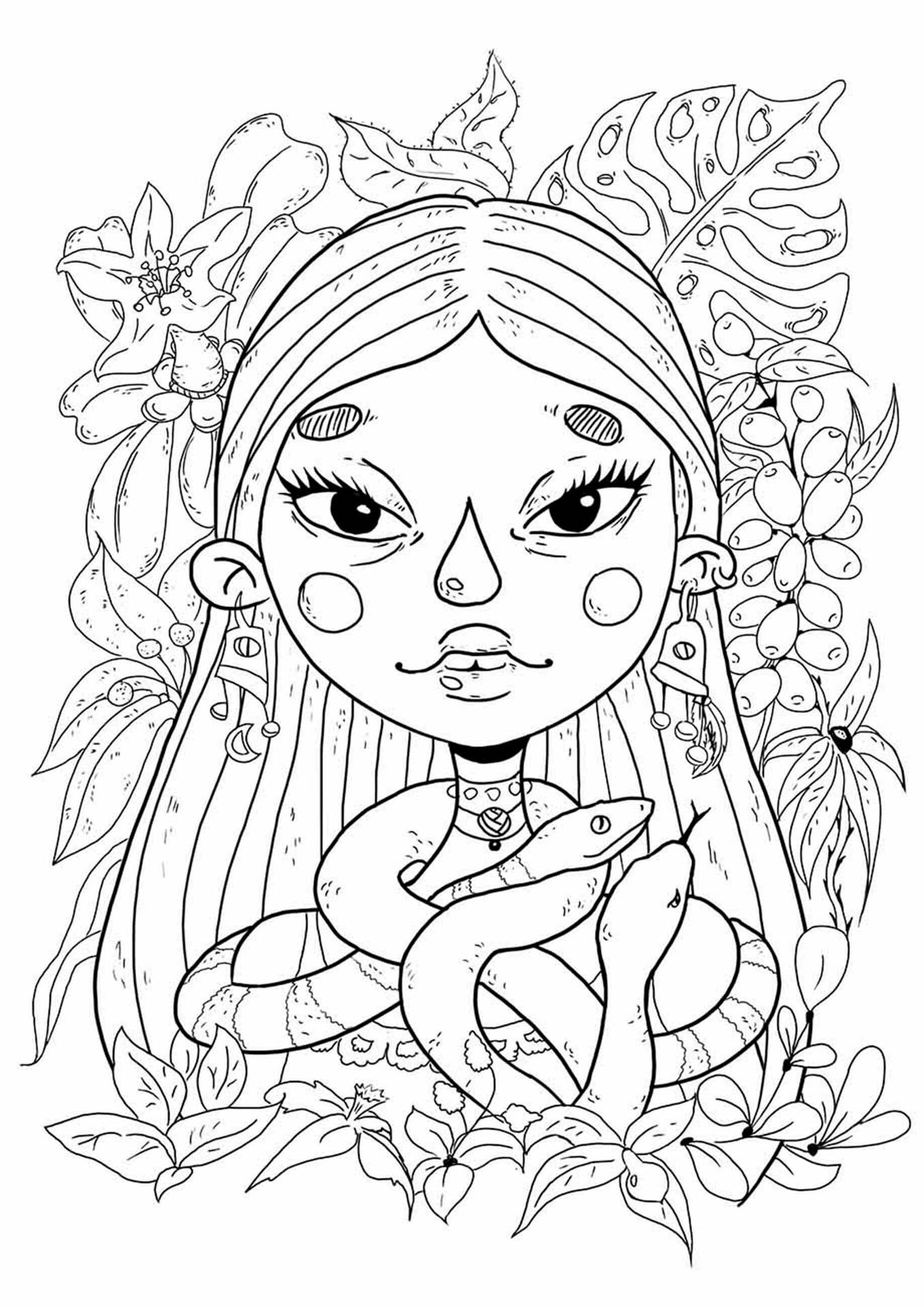 Desenho de Amizade para colorir e imprimir: número 18