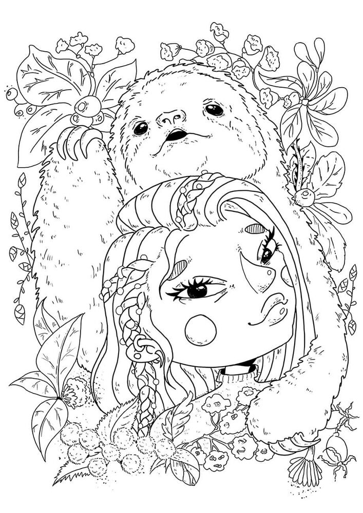 Desenho de Amizade para colorir e imprimir: número 19