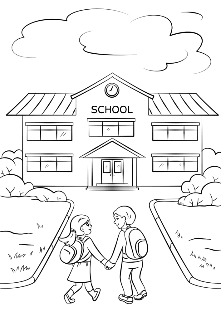 Desenho de Amizade para colorir e imprimir: número 31