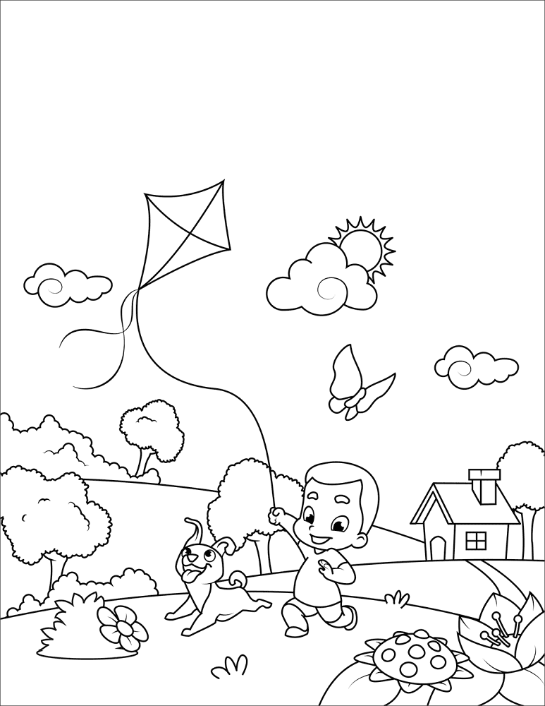 Desenho de Amizade para colorir e imprimir: número 34