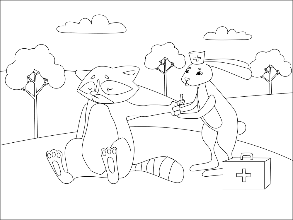 Desenho de Amizade para colorir e imprimir: número 43