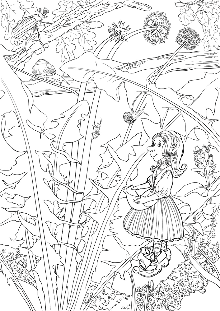 Desenho de Amizade para colorir e imprimir: número 48