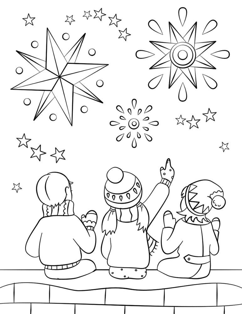 Desenho de Amizade para colorir