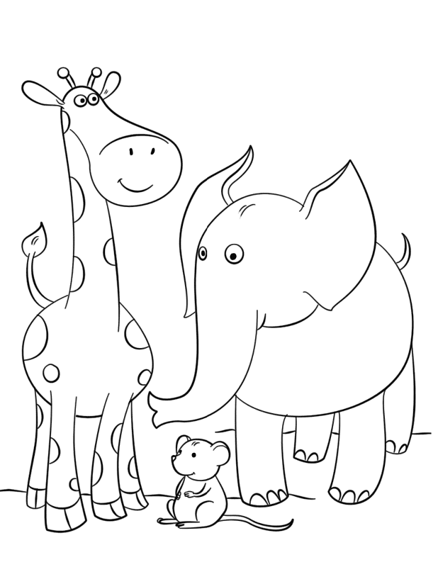 Desenho de Amizade para colorir