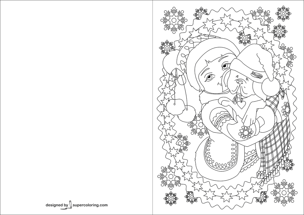 Desenho de Amizade para colorir