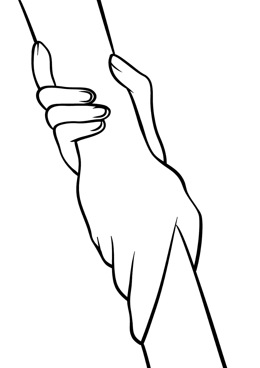 Desenho de Amizade para colorir