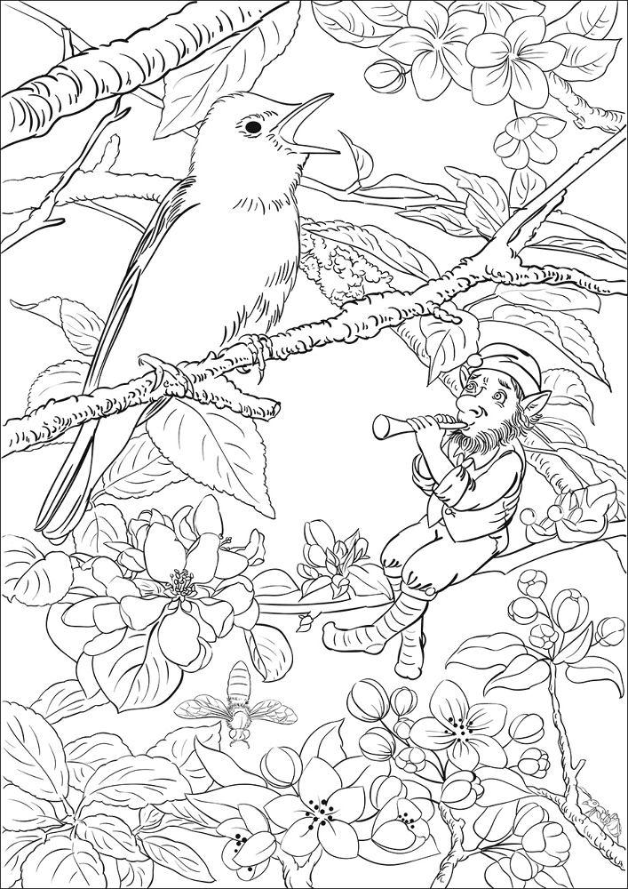 Desenho de Amizade para colorir