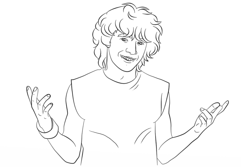 Desenho de Amizade para colorir
