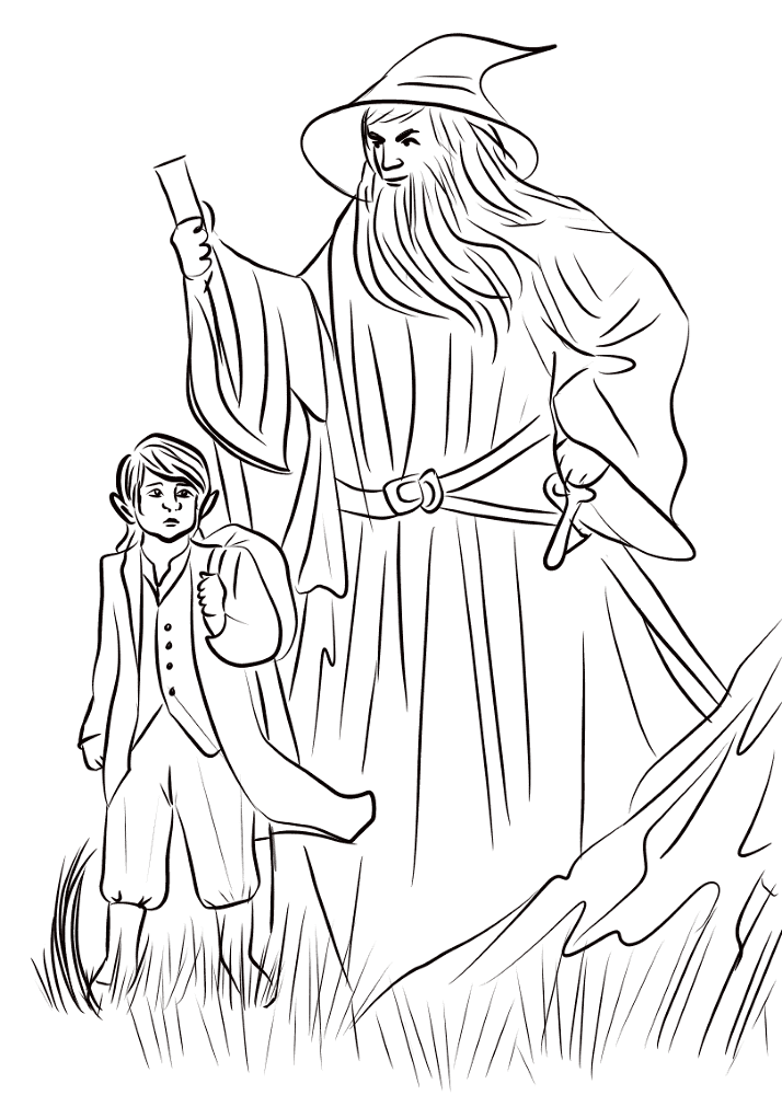 Desenho de Amizade para colorir