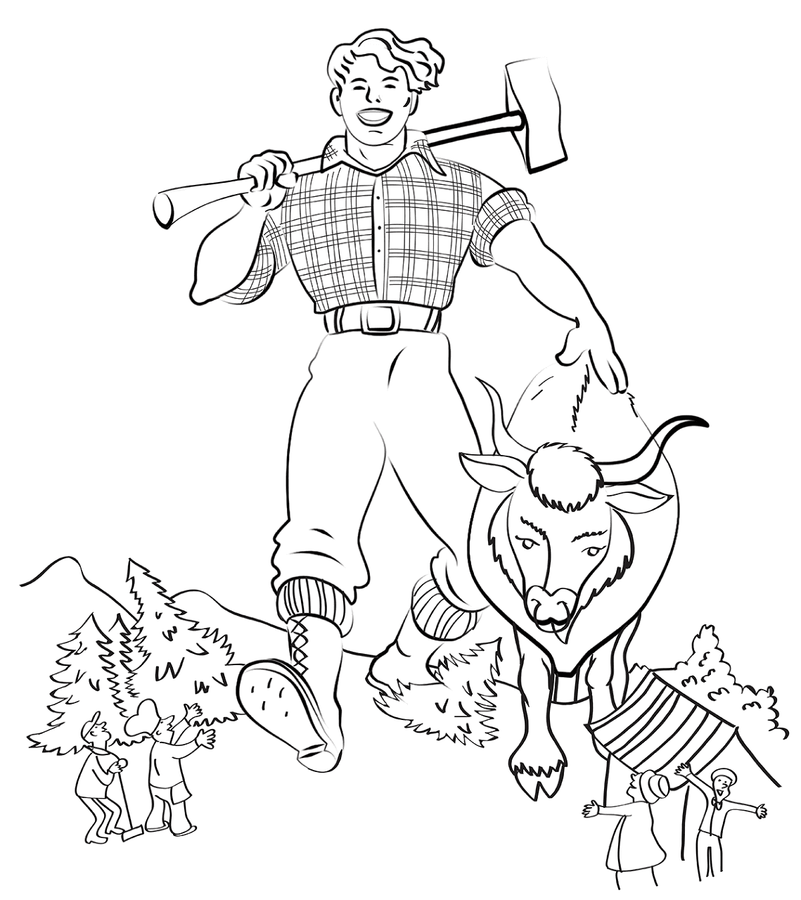Desenho de Amizade para colorir