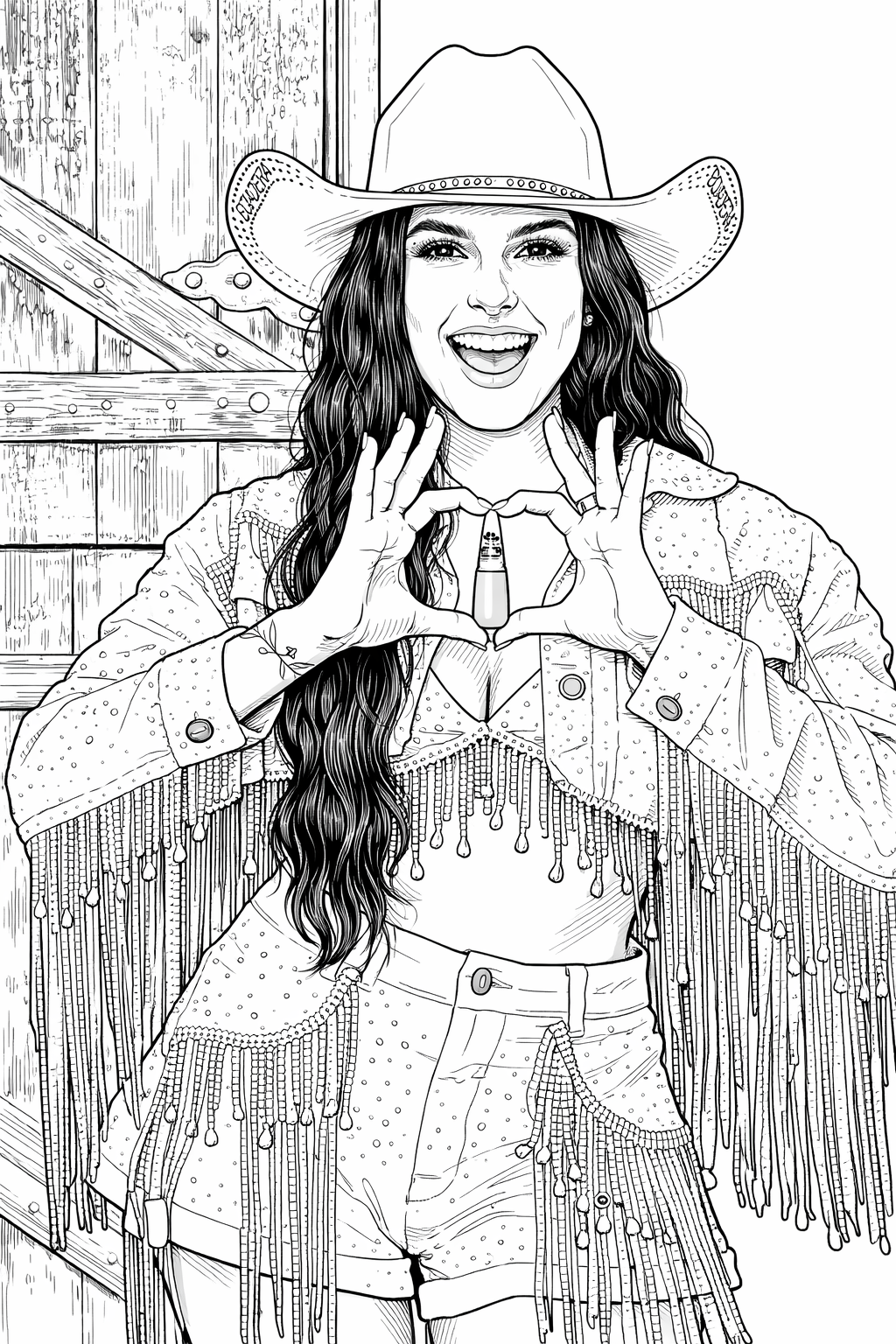 Desenho de Ana Castela para colorir e imprimir: número 3
