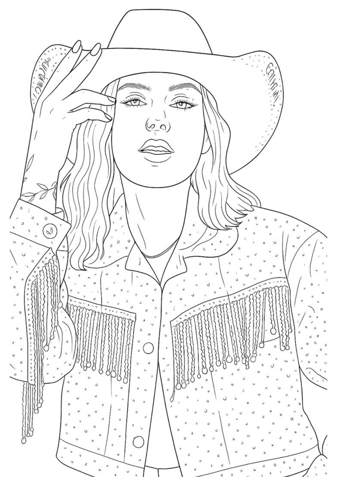 Desenho de Ana Castela para colorir e imprimir: número 5