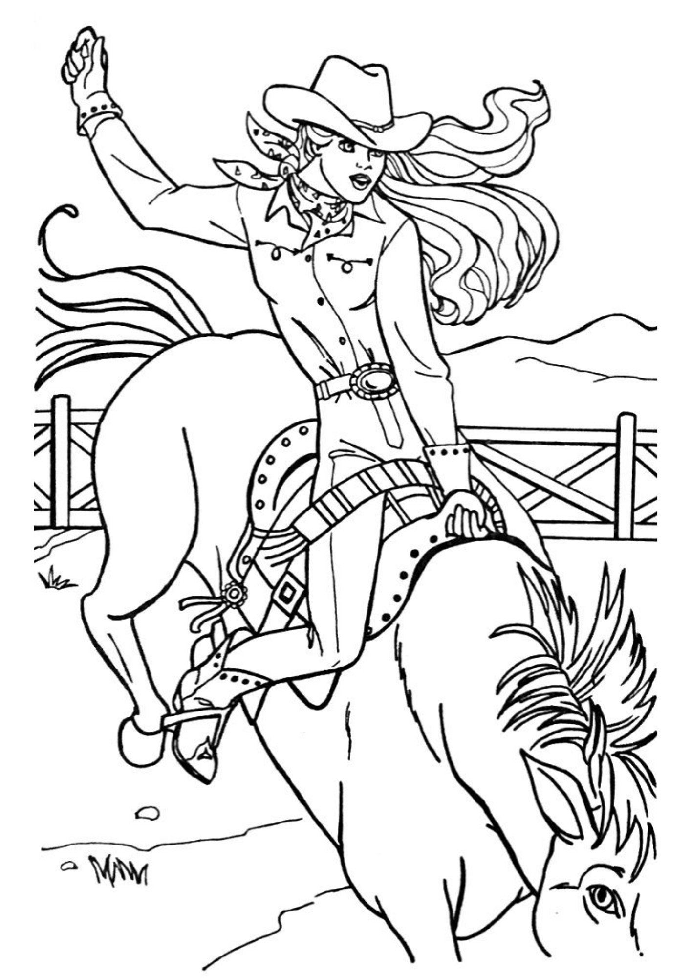 Desenho de Ana Castela para colorir e imprimir: número 7