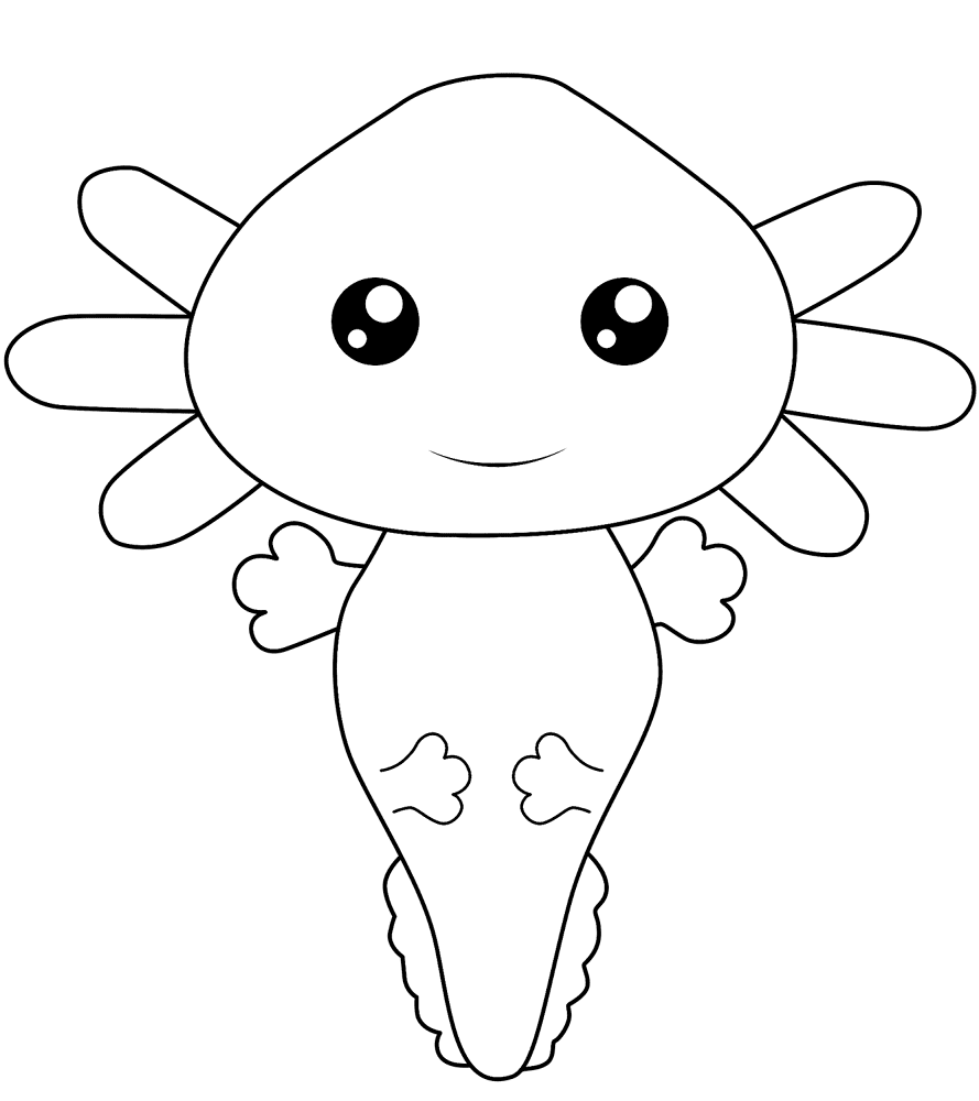 Desenho de Anfíbios para colorir e imprimir: número 25