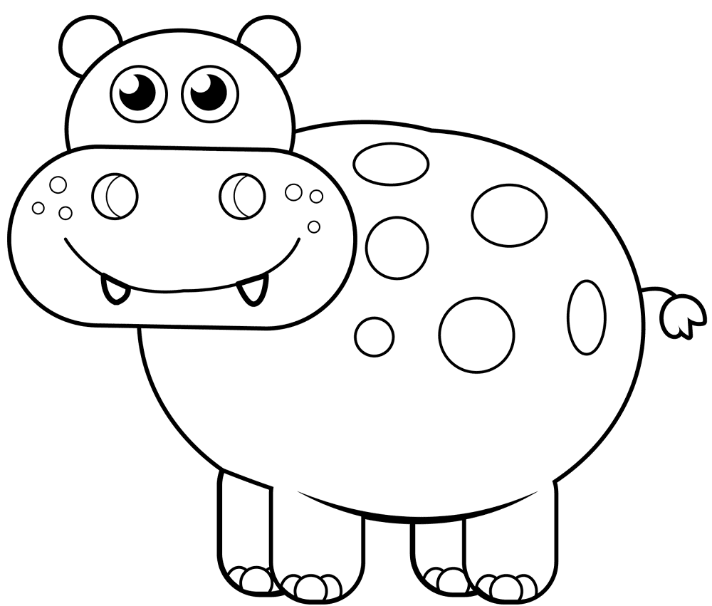 Desenho de Animais Africanos para colorir e imprimir: número 12