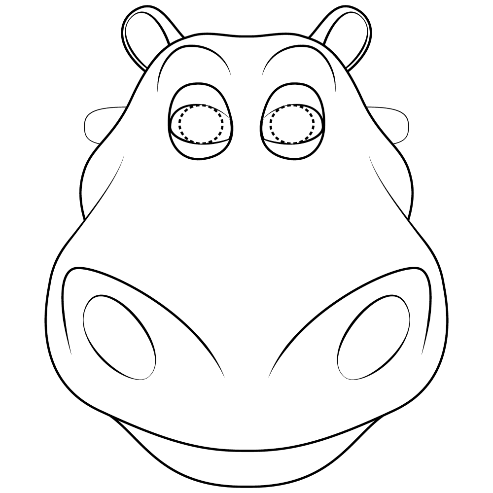 Desenho de Animais Africanos para colorir e imprimir: número 18