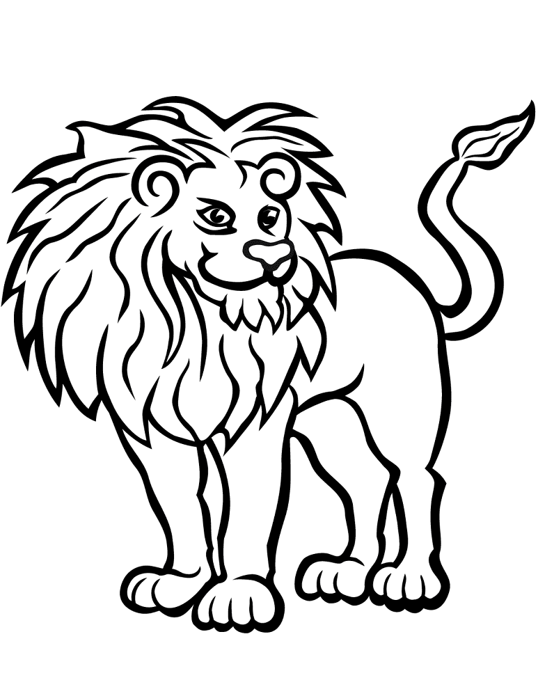 Desenho de Animais Africanos para colorir e imprimir: número 21