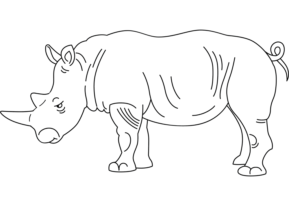 Desenho de Animais Ameaçados para colorir e imprimir: número 2
