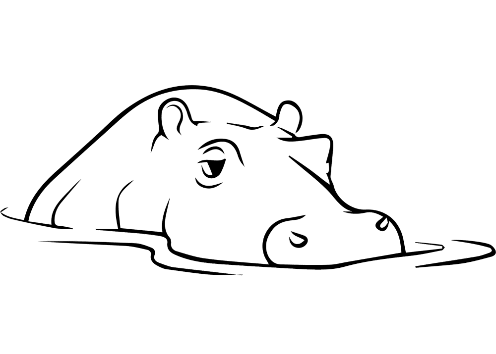 Desenho de Animais Ameaçados para colorir e imprimir: número 5