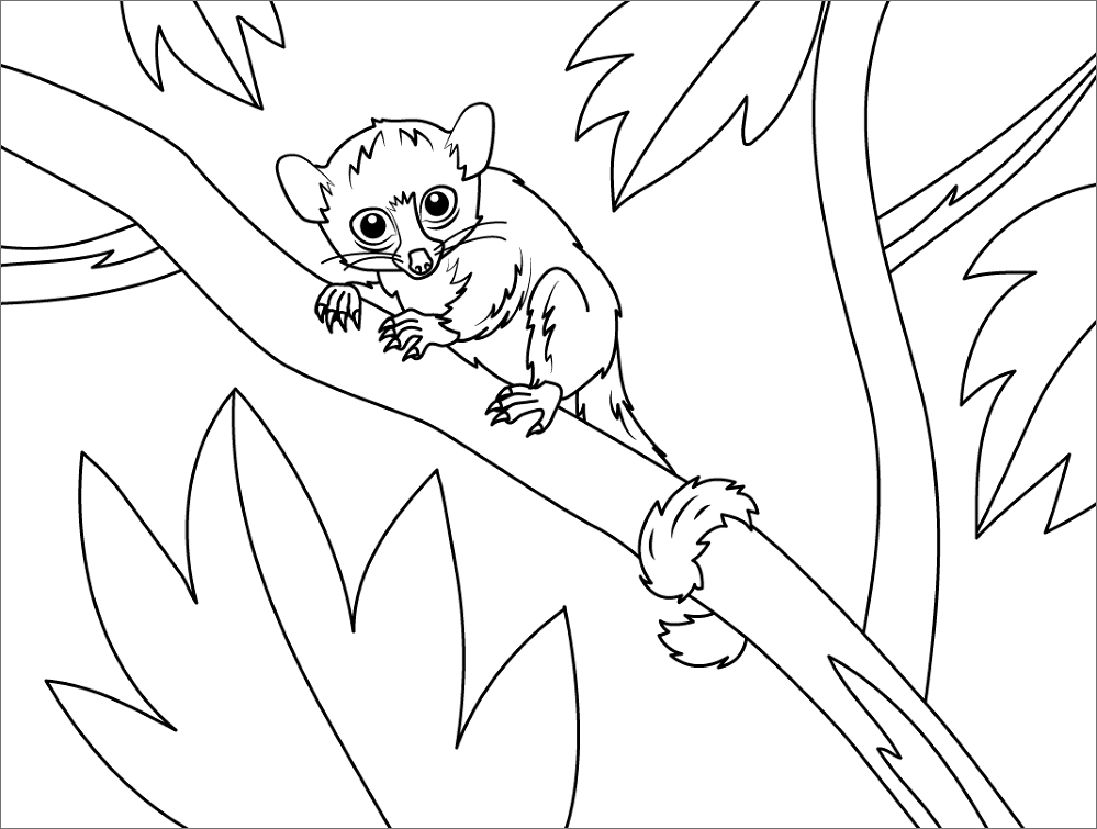 Desenho de Animais Ameaçados para colorir e imprimir: número 39