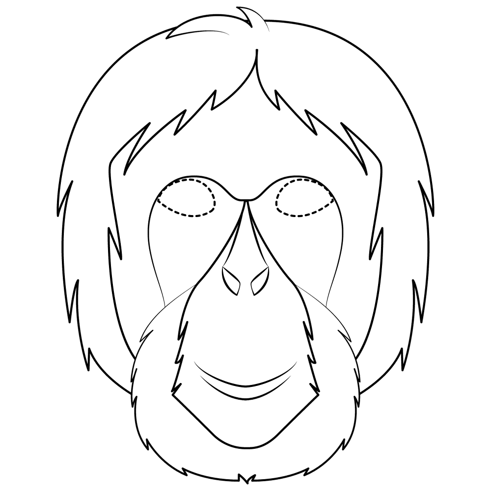 Desenho de Animais Ameaçados para colorir e imprimir: número 43