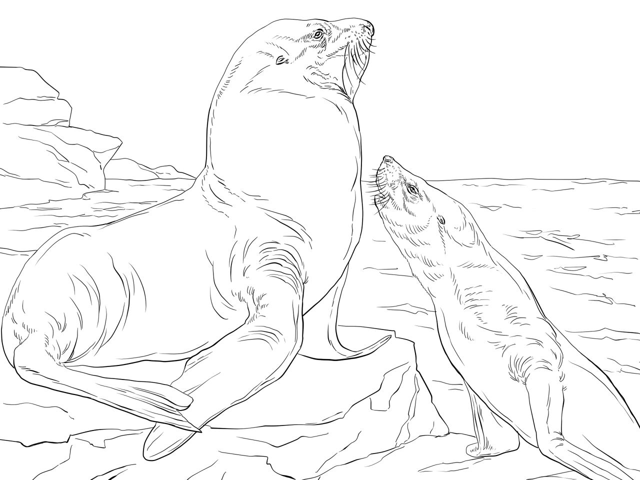Desenho de Animais Ameaçados para colorir