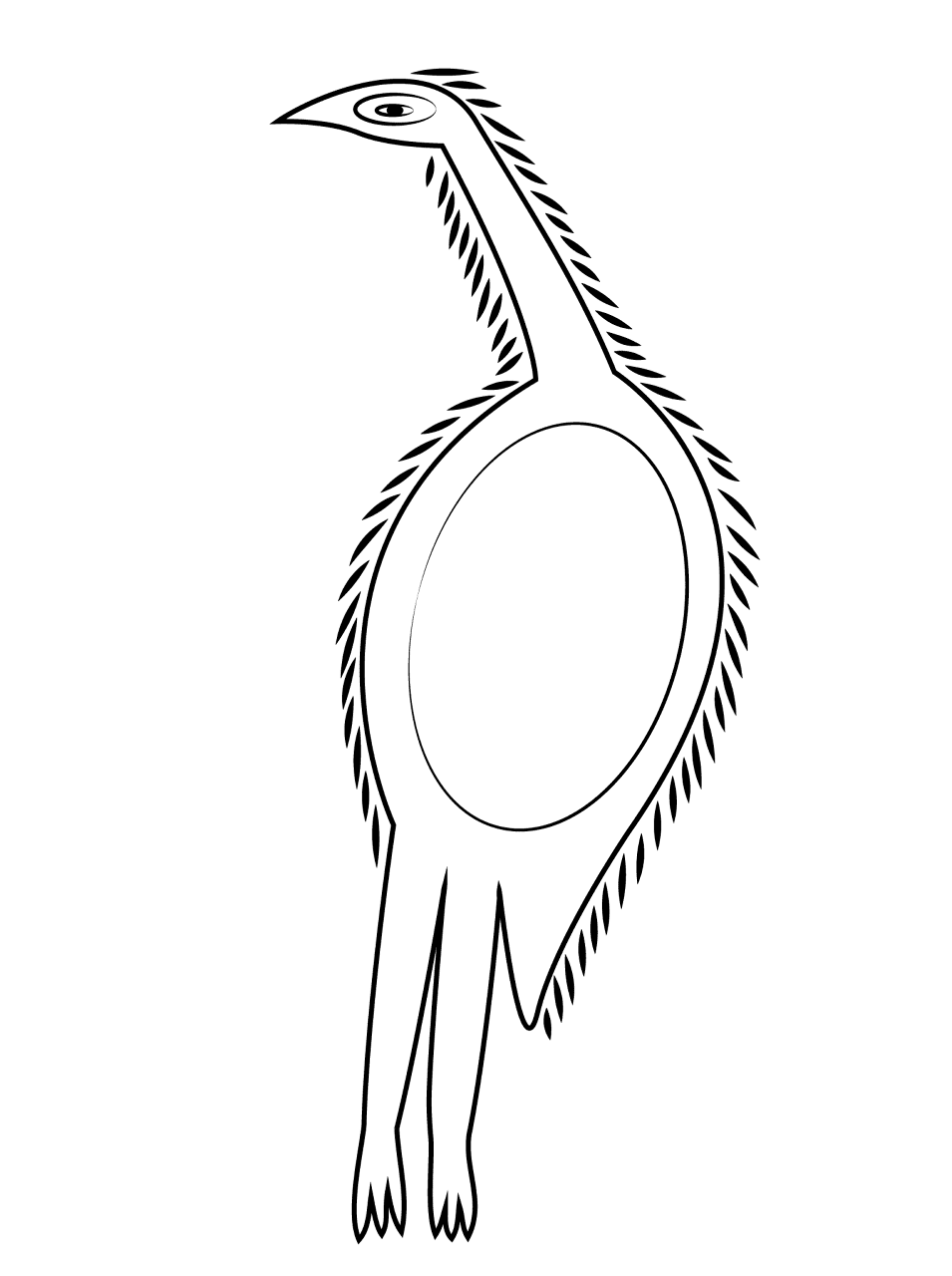Desenho de Animais Australianos para colorir e imprimir: número 10
