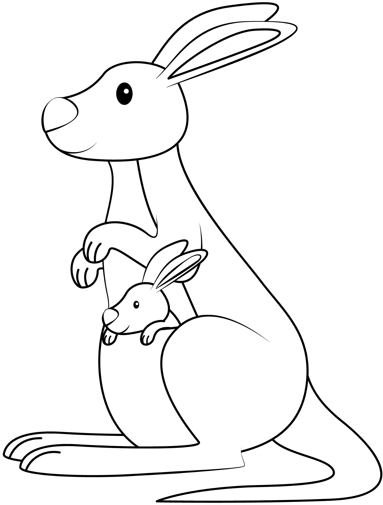 Desenho de Animais Australianos para colorir e imprimir: número 44