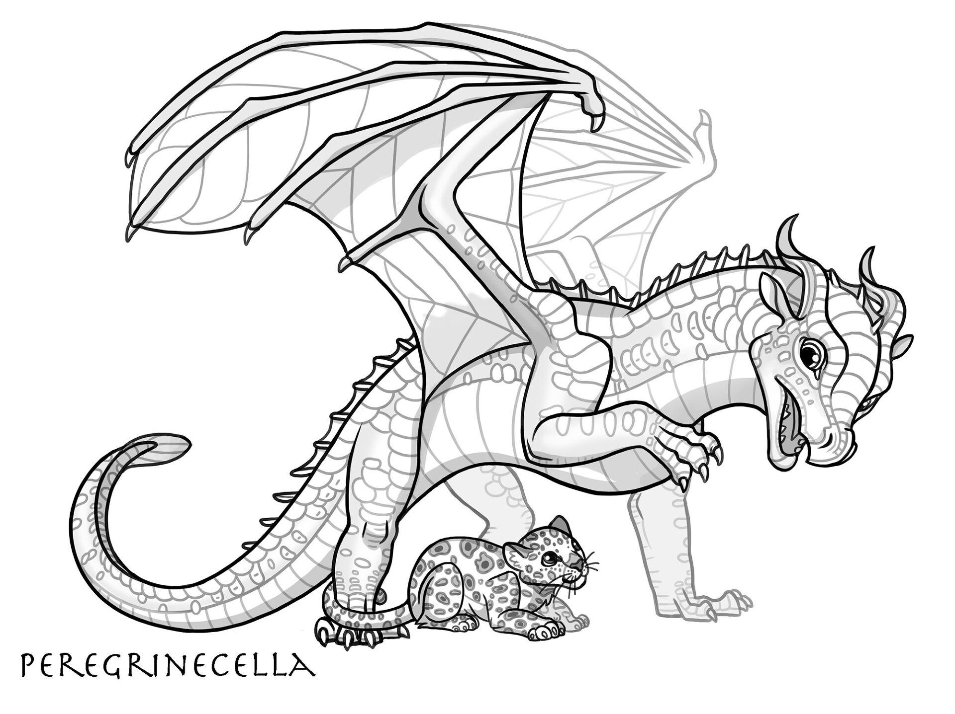 Desenho de Animais Bebês para colorir e imprimir: número 11