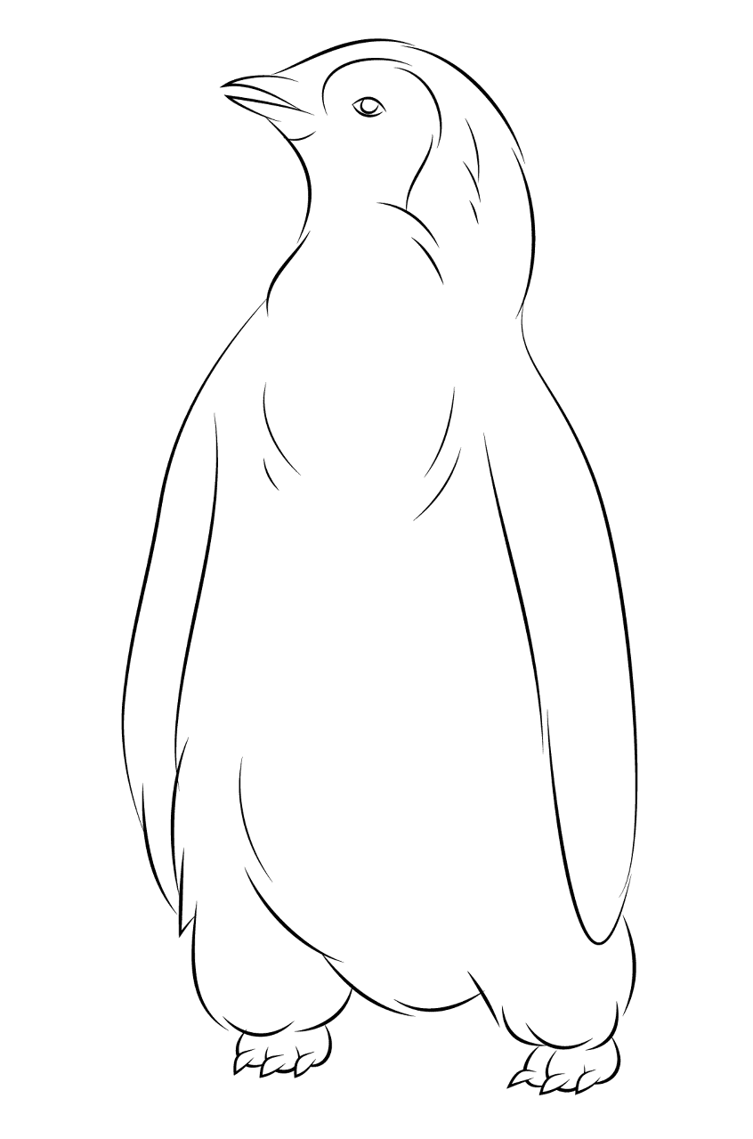 Desenho de Animais Bebês para colorir e imprimir: número 14