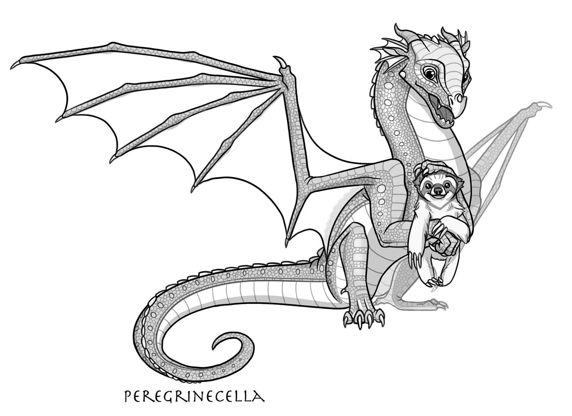 Desenho de Animais Bebês para colorir e imprimir: número 15