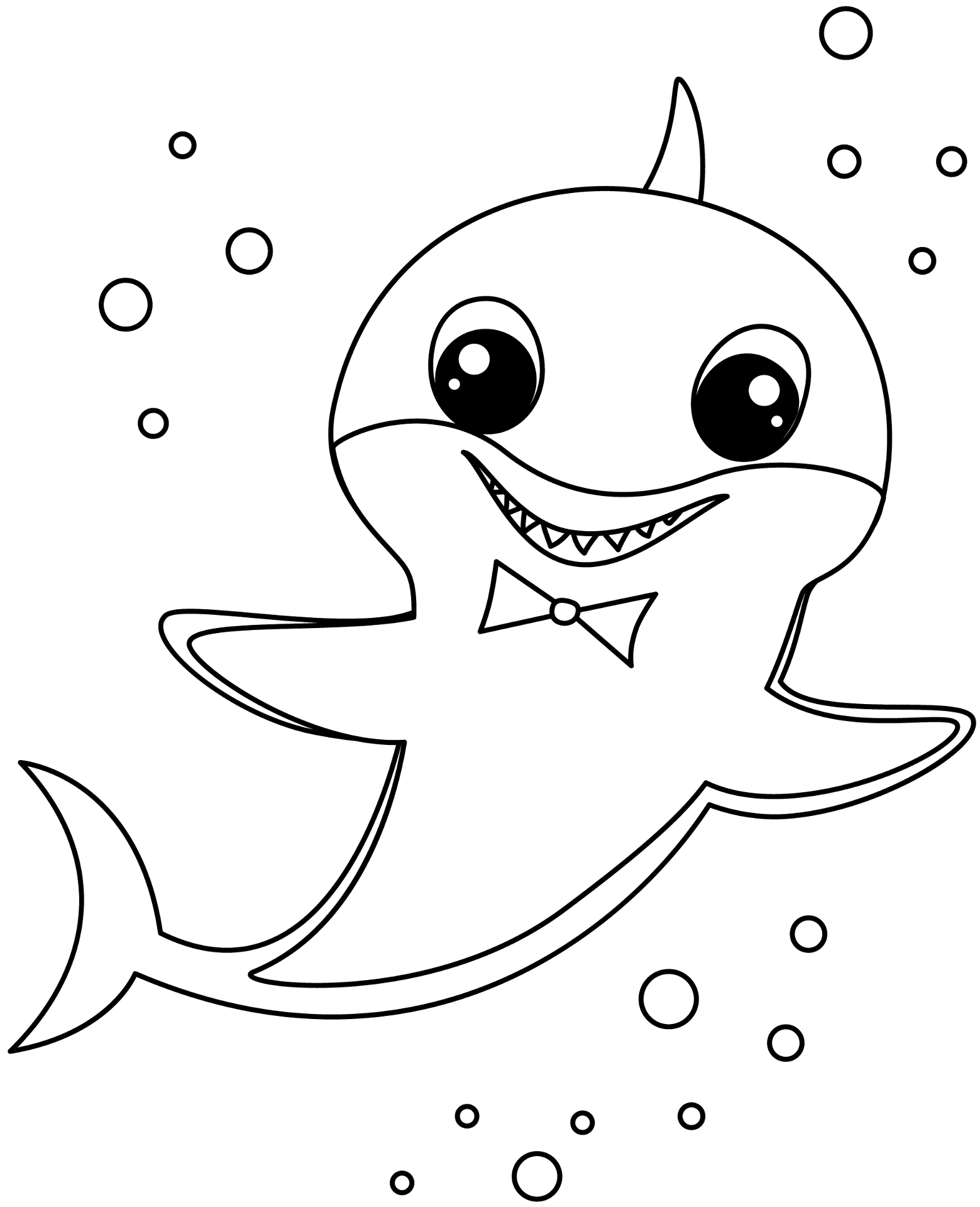 Desenho de Animais Bebês para colorir e imprimir: número 19