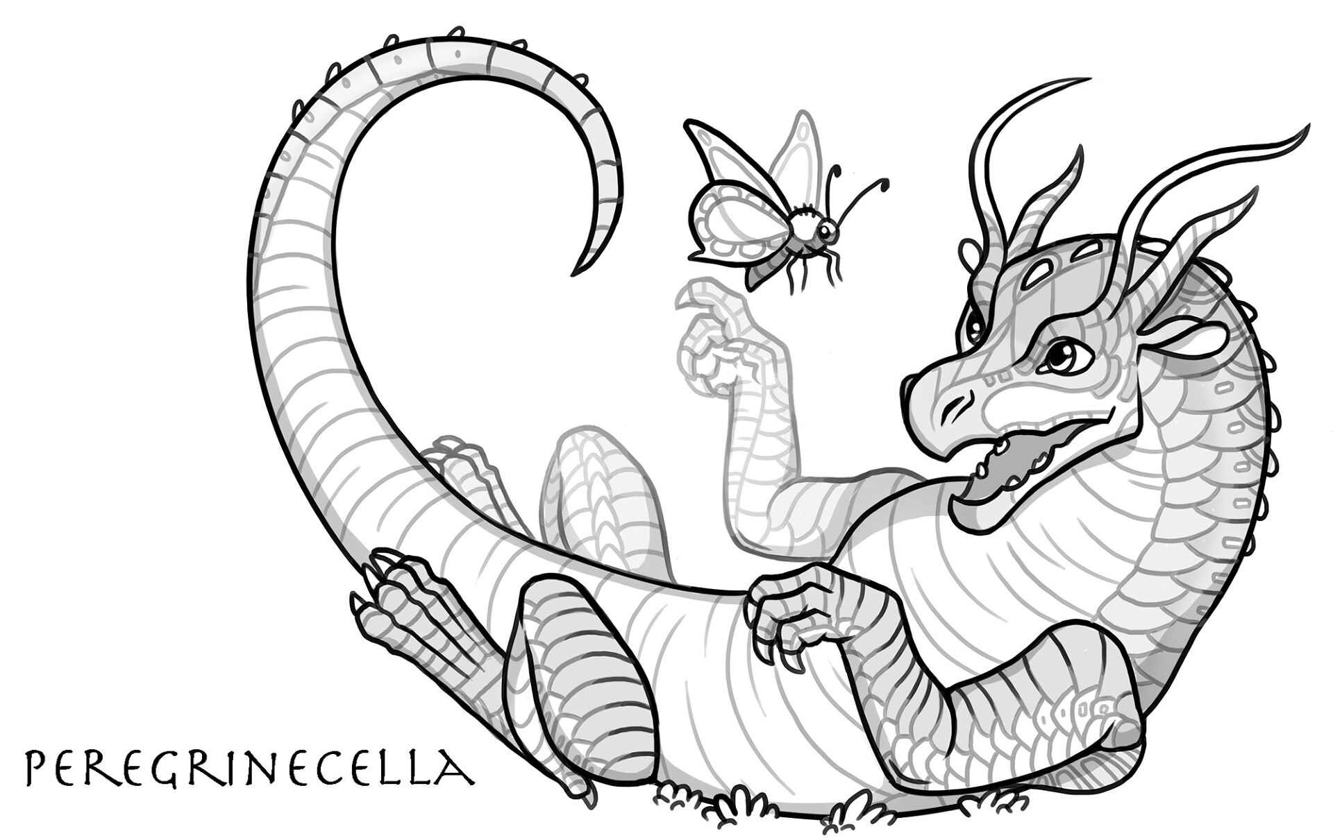 Desenho de Animais Bebês para colorir e imprimir: número 25