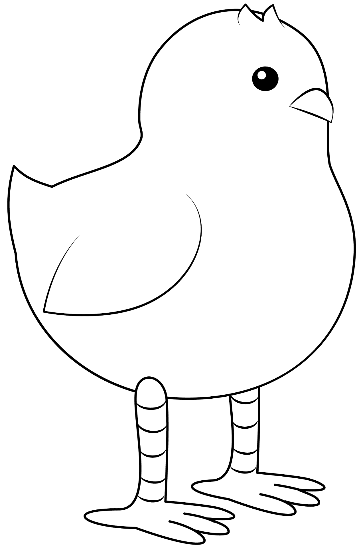 Desenho de Animais Bebês para colorir e imprimir: número 31