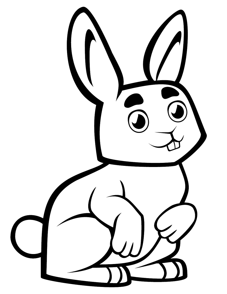 Desenho de Animais Bebês para colorir e imprimir: número 37