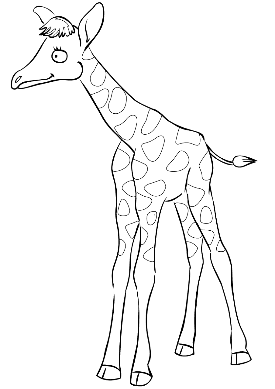Desenho de Animais Bebês para colorir e imprimir: número 39