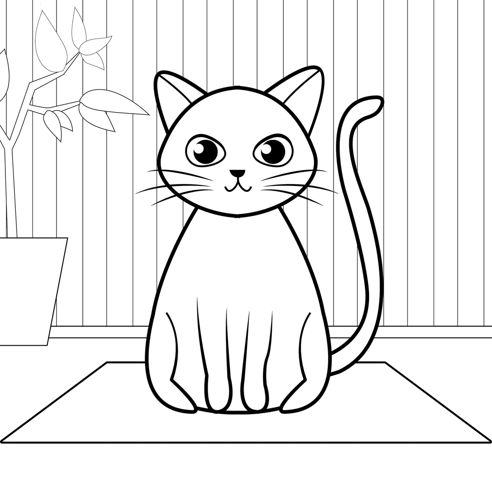 Desenho de Animais Bebês para colorir