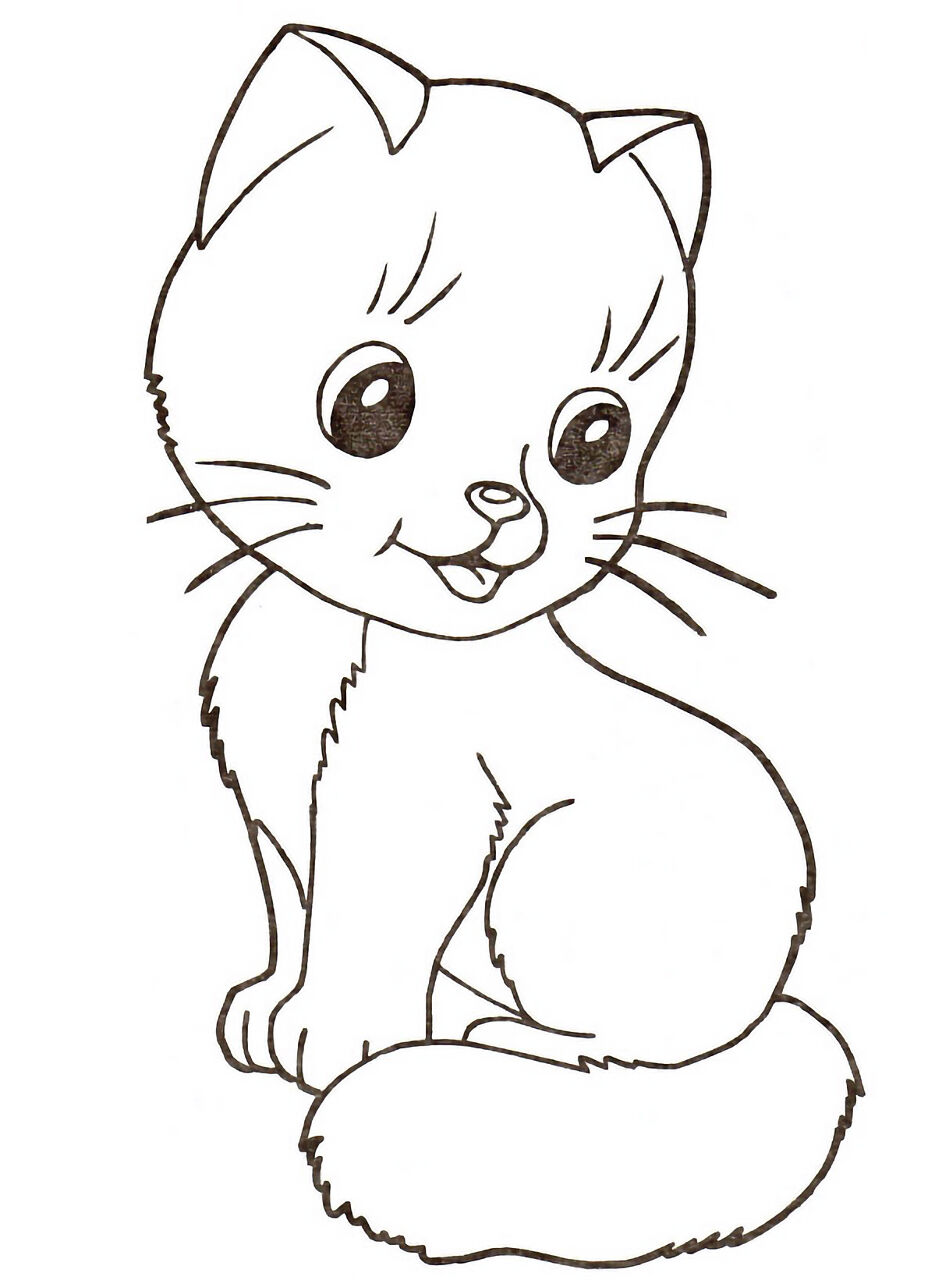 Desenho de Animais Bebês para colorir
