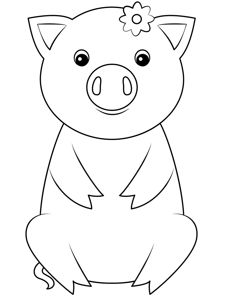 Desenho de Animais Da Fazenda para colorir e imprimir: número 12