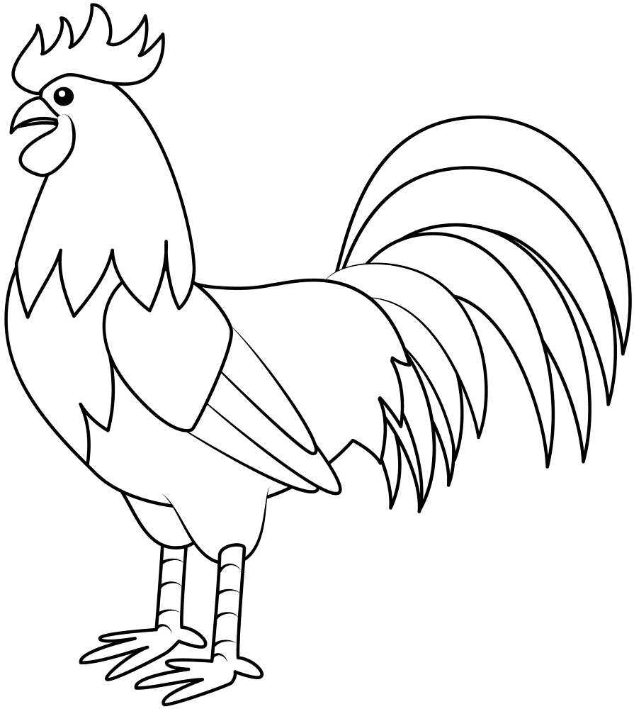 Desenho de Animais Da Fazenda para colorir e imprimir: número 13