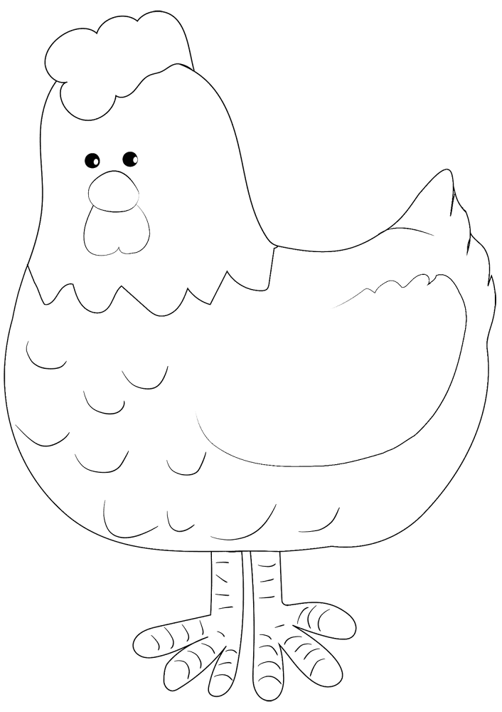 Desenho de Animais Da Fazenda para colorir e imprimir: número 23