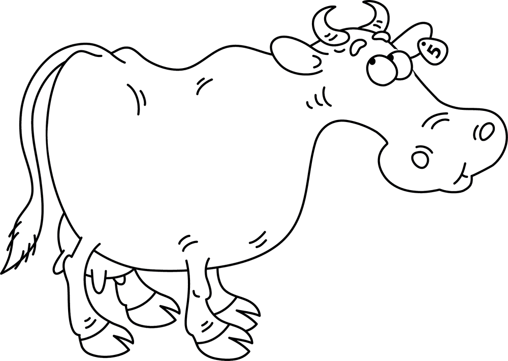 Desenho de Animais Da Fazenda para colorir e imprimir: número 44
