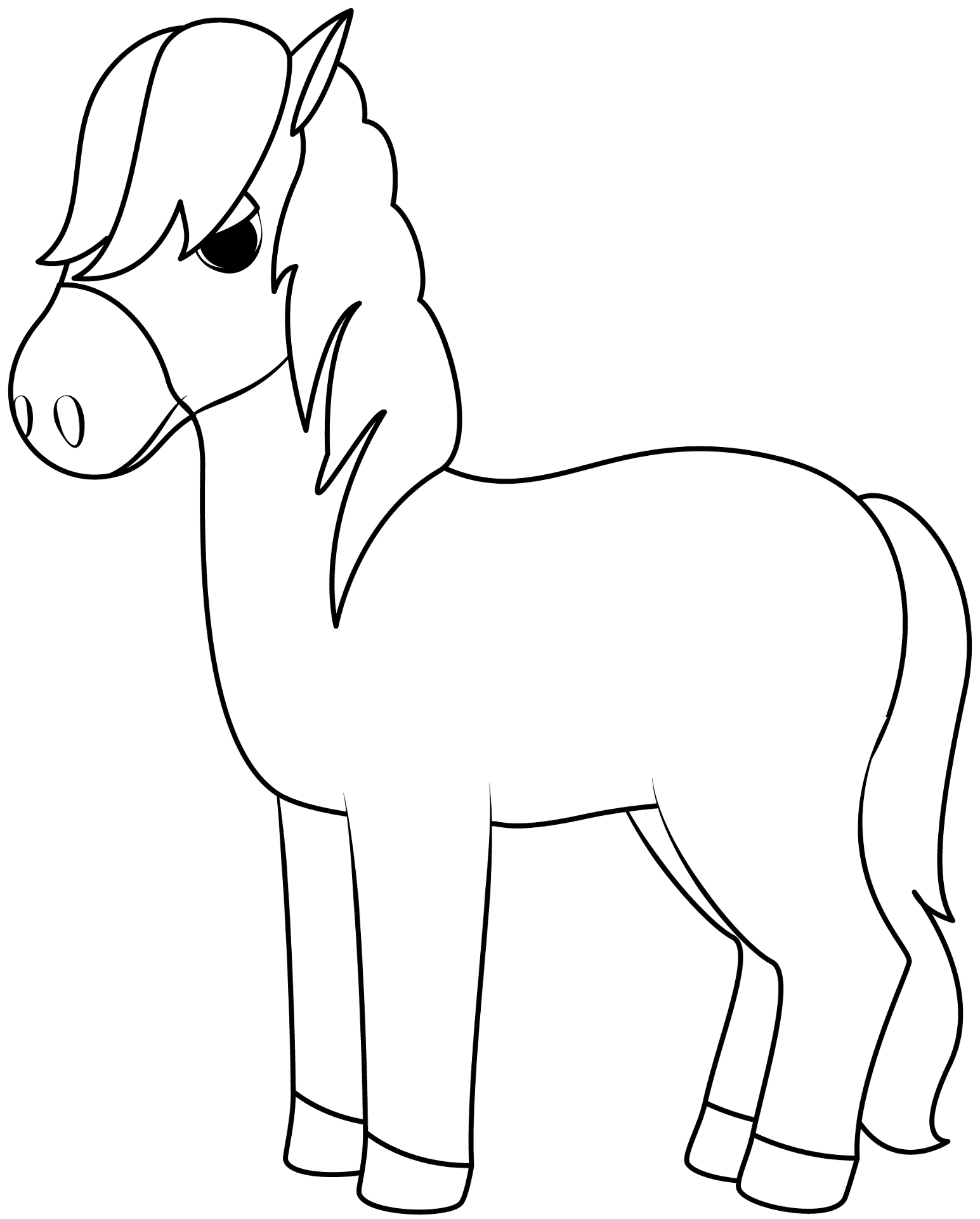 Desenho de Animais Da Fazenda para colorir