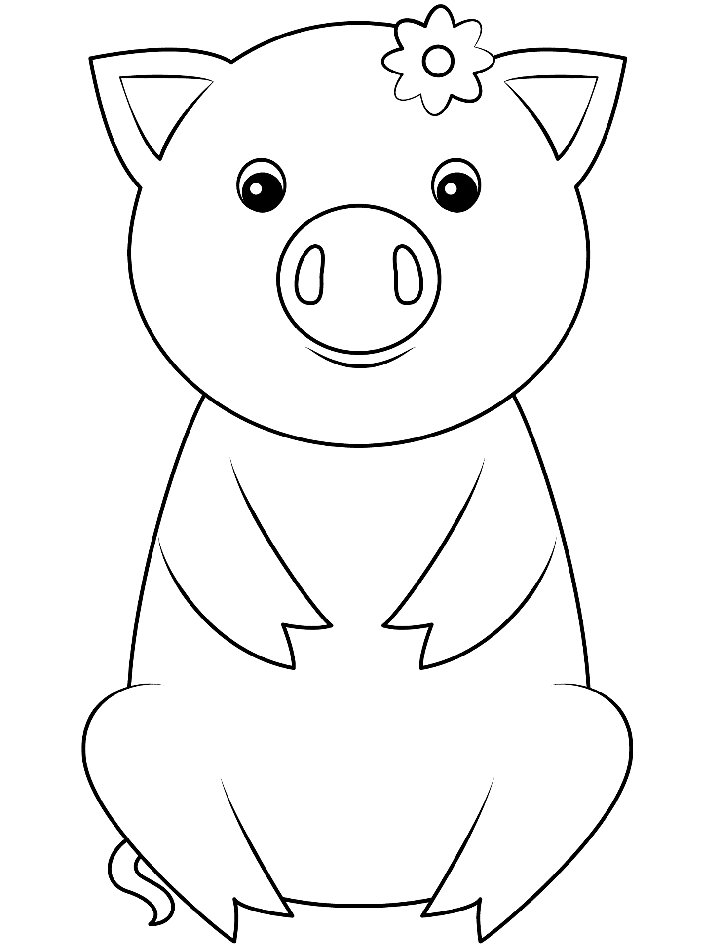 Desenho de Animais Da Fazenda para colorir