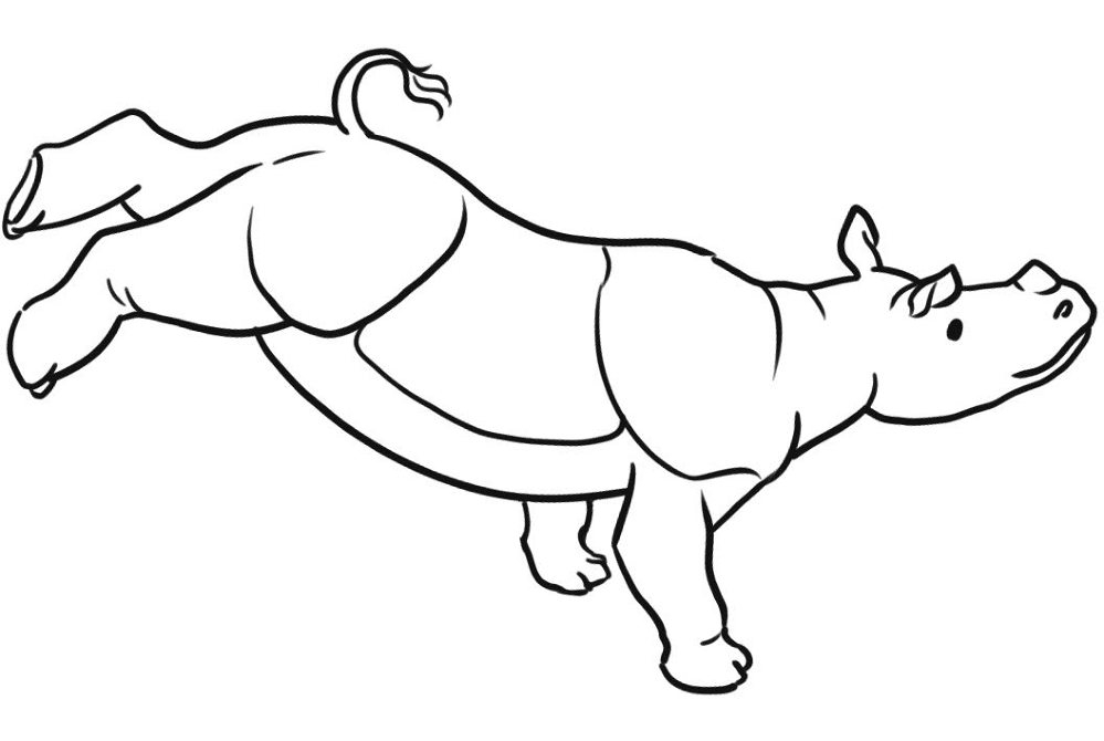 Desenho de Animais Da Selva para colorir e imprimir: número 9