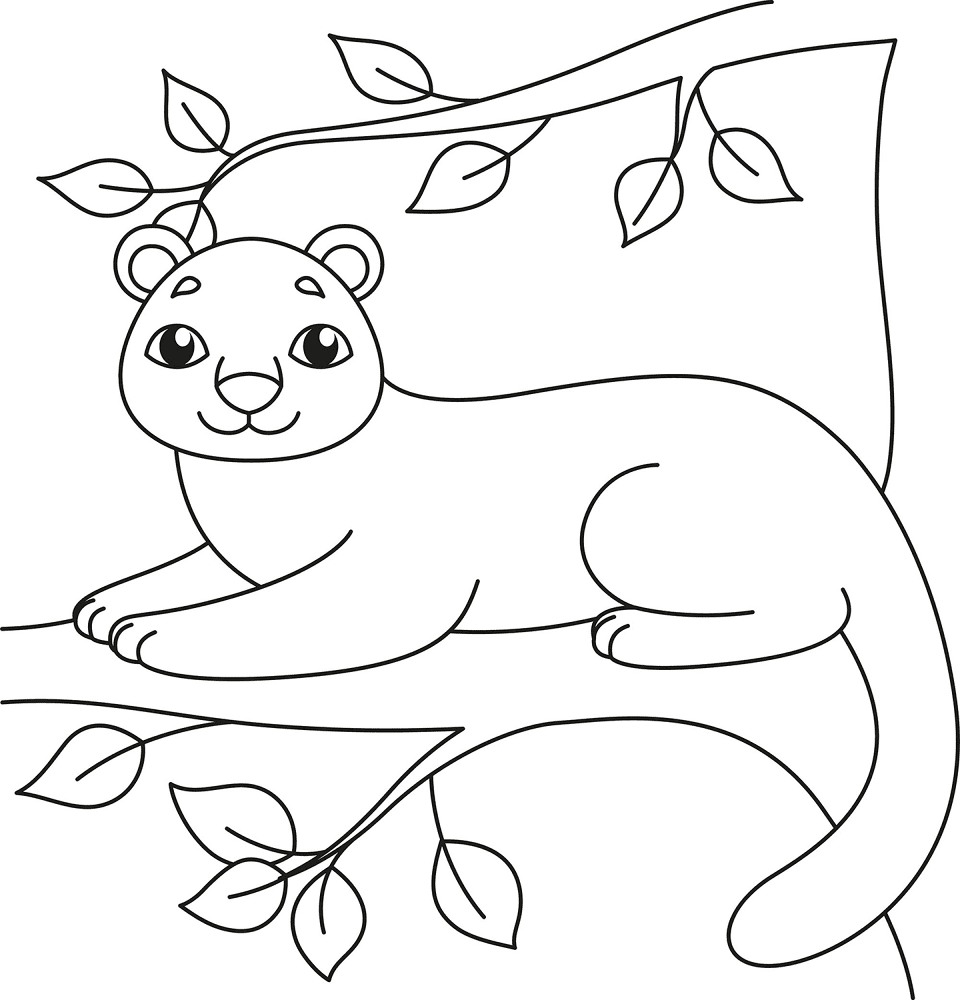 Desenho de Animais Da Selva para colorir e imprimir: número 18